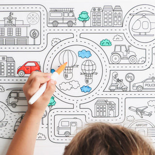 kids placemat to color