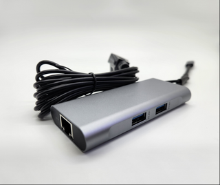 Multi-Function Ethernet Adapter with Grounding Cord