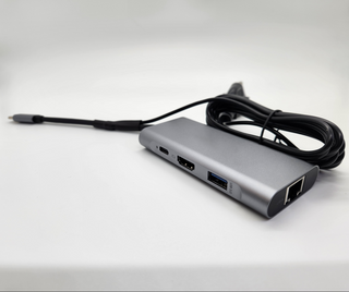 Multi-Function Ethernet Adapter with Grounding Cord