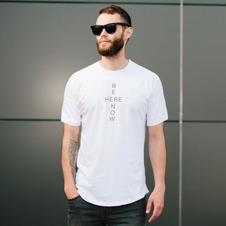 Be Here Now Unisex Crew Neck Tee Wellness Wear Tech Wellness