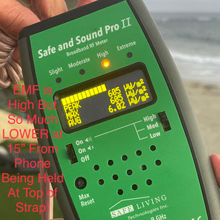emf phone levels with a cellphone carrier