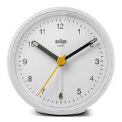 Keep The Bedroom EMF Radiation Free! Beautiful Modern Alarm Clock Body Tech Wellness White Clock/White Dial