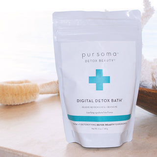 The Digital Detox Gift Set: Digital Detox Bath, Beautiful Jute Dry Brush and Heavenly Body Oil 4 Amazing Products- One Great Offer! Tech Wellness