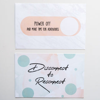 Unplug•Intention Cards • Gentle Reminders To Live In Balance With Technology Tech Wellness