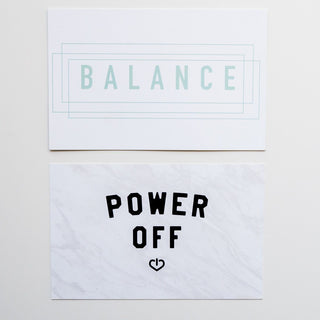 Unplug•Intention Cards • Gentle Reminders To Live In Balance With Technology Tech Wellness
