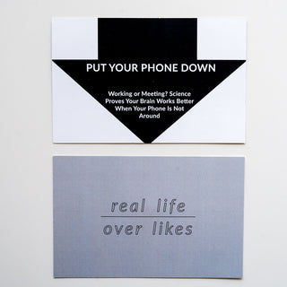 Unplug•Intention Cards • Gentle Reminders To Live In Balance With Technology Tech Wellness