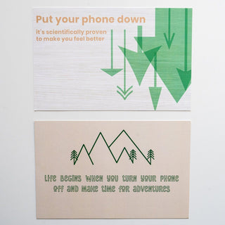 Unplug•Intention Cards • Gentle Reminders To Live In Balance With Technology Tech Wellness