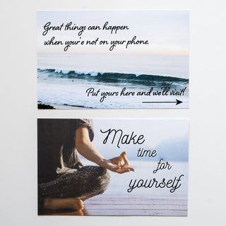 Unplug•Intention Cards • Gentle Reminders To Live In Balance With Technology Tech Wellness