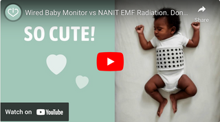 Video: Wired Baby Monitor vs NANIT EMF Radiation. Don't put Nanit too close to baby, the levels are HIGH!