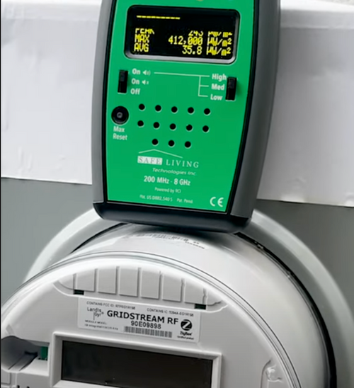 Gone In Less Than 3 Minutes--Our EMF Spewing Smart Meter Got Swapped For An EMF FREE Analog Meter