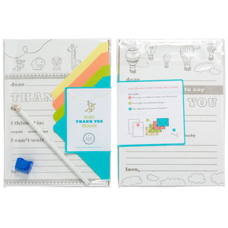 kids make own thank you cads