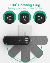 NEW! Grounded EMF-Free Charging Station With 6 Outlet Power Strip and Surge Protector