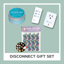 Disconnect Gift Set: De-Stress Dough, WiFi Switch, Coloring Set