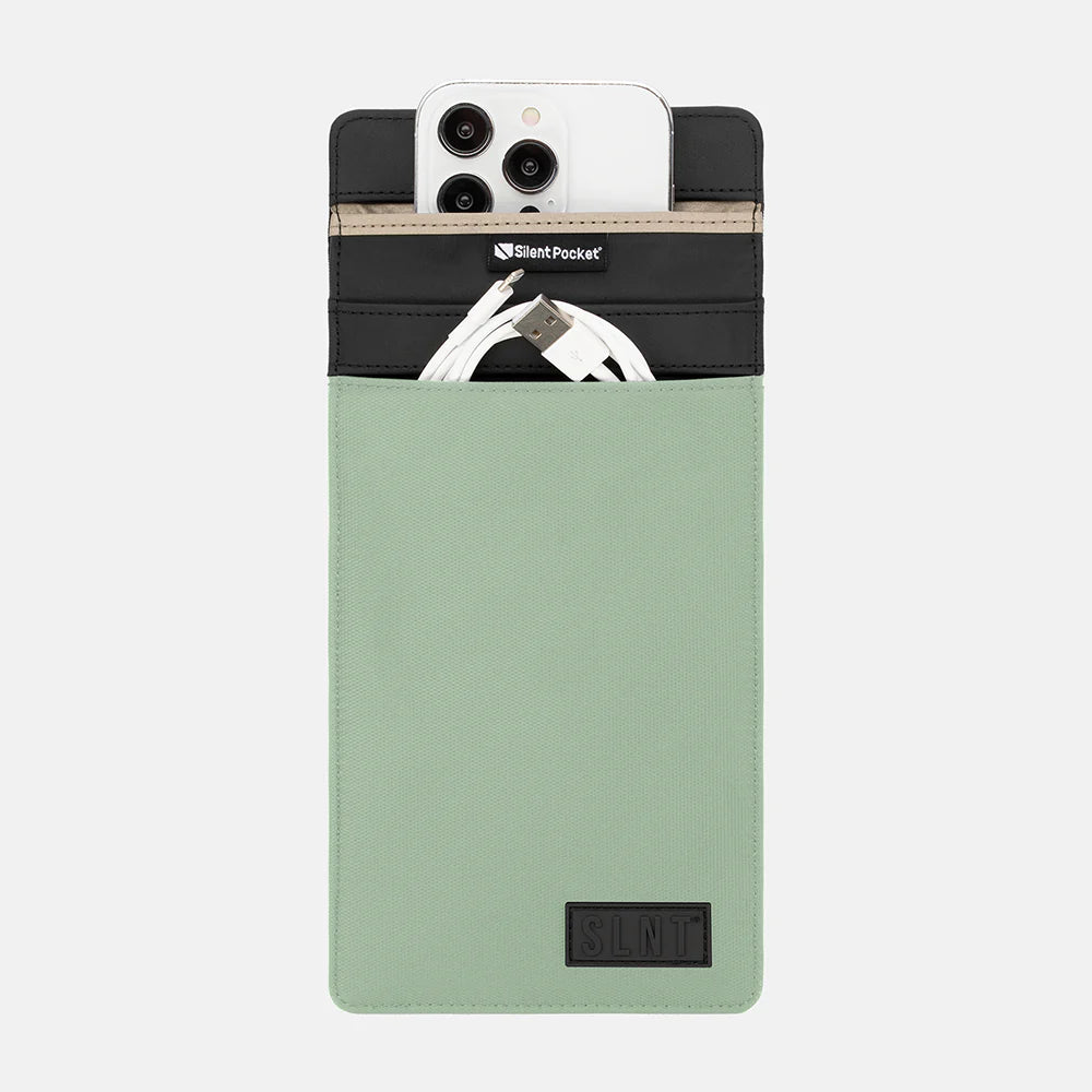 EMF Protection Cellphone Faraday Bags Faraday SLEEVE : MINTY GREEN EMF Protection Cellphone Faraday Bags Faraday SLEEVE : MINTY GREEN