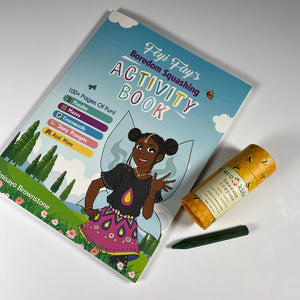Offline, Screen Free Fun •  Kids Activity Books • Crayons