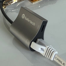 Fast Grounded Lightning Ethernet Adapter.  Charging iPhone Adapter. Use iPhone Online to prevent Radio Frequency EMF