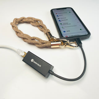 Grounded Lightning to Ethernet Adapters