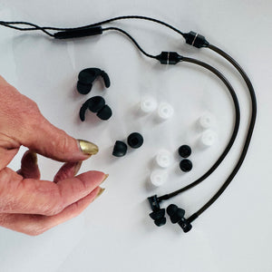 A Lovely Earbud Replacement Tip Multi-Pack. Get 6 Pair of Memory Foam and Silicone Ear Tips