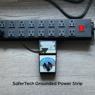 No Electric EMF Grounded 16 outlet power strip by Safer Tech
