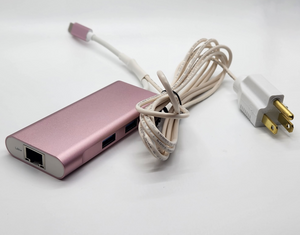 Multi-Function Grounded USB-C to Ethernet Dongle•Charge + Ground your device at the SAME TIME!