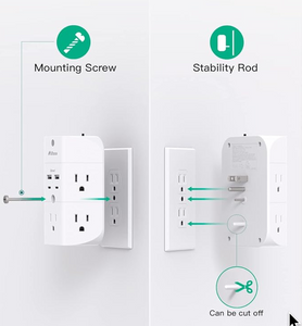 No EMF Phone Charge Port with Outlets