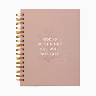 God is Within her She Will not Fail journal Beautiful hard cover