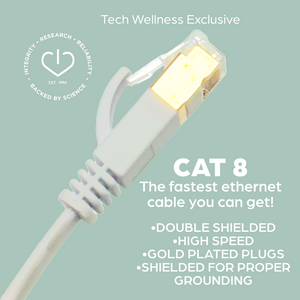 CAT 8 Ethernet Cable From Safer Tech is EMF Free