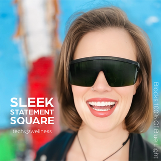 Green Sleep Prep Glasses