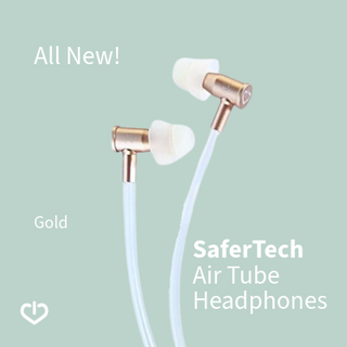 Gold Air Tube Headphones