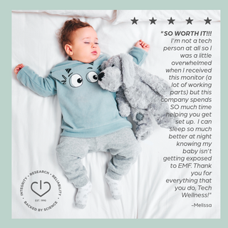 EMF Free Wired Baby Monitor | NO Radiation-NO WiFi-NO Hacking