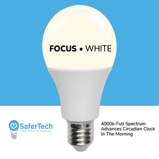 SaferTech Flicker Free Circadian Bulb-White