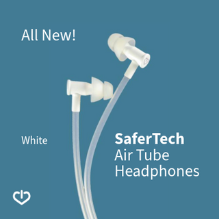 White SaferTech Headphones