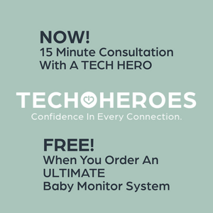 New! The Tech Wellness EMF Free Wired Baby Monitor System--Finally A Baby Monitor With No Wireless EMF Radiation! Best for Baby and For You