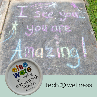 Hopscotch Chalk - 6 Super, Fun Natural & Non-Toxic Colors