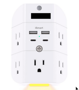 EMF Free Charge Port Power Strip