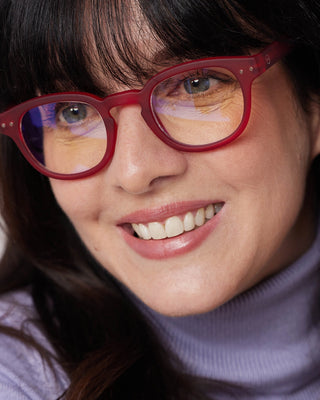 red screen blue block glasses bold