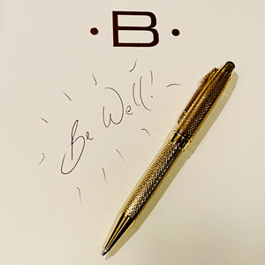 Golden stylus and pen combo