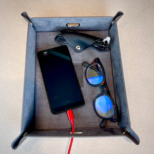 catchall snap with charger cord opening