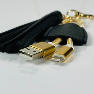 iphone charger with key tassel