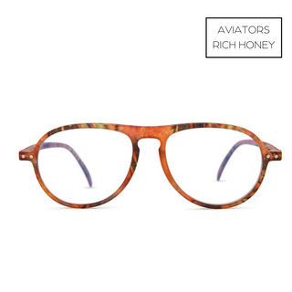 aviator blue block computer glasses
