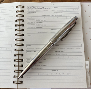 best password book