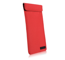 red woven nylon phone faraday