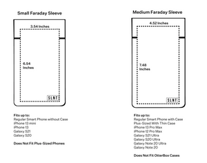 faraday case size chart