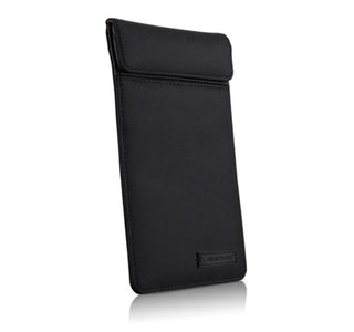  A Faraday Bag That Works: Beautiful Privacy + EMF Protection Cellphone Case Laptop too! Body Tech Wellness Medium BLACK NYLON Faraday for Phone: Fits Most iPhones 19 x 11.5 cm, 7.48 x 4.52 in 