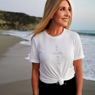 Be Here Now Unisex Crew Neck Tee Wellness Wear Tech Wellness 