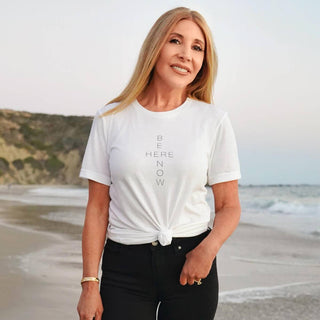 Be Here Now Unisex Crew Neck Tee Wellness Wear Tech Wellness 