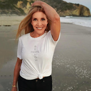 Be Here Now Unisex Crew Neck Tee Wellness Wear Tech Wellness 