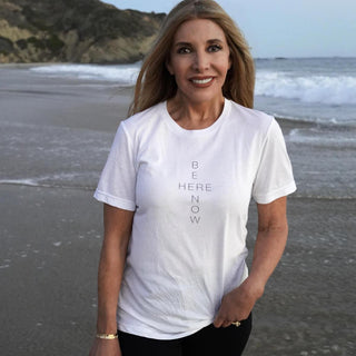 Be Here Now Unisex Crew Neck Tee Wellness Wear Tech Wellness 