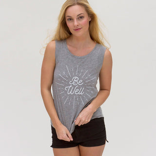Be Well Cap Sleeve Tank Wellness Wear Tech Wellness 