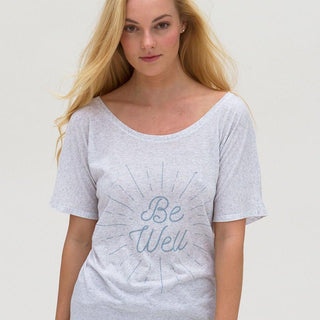 Be Well Flowy Tee Wellness Wear Tech Wellness 